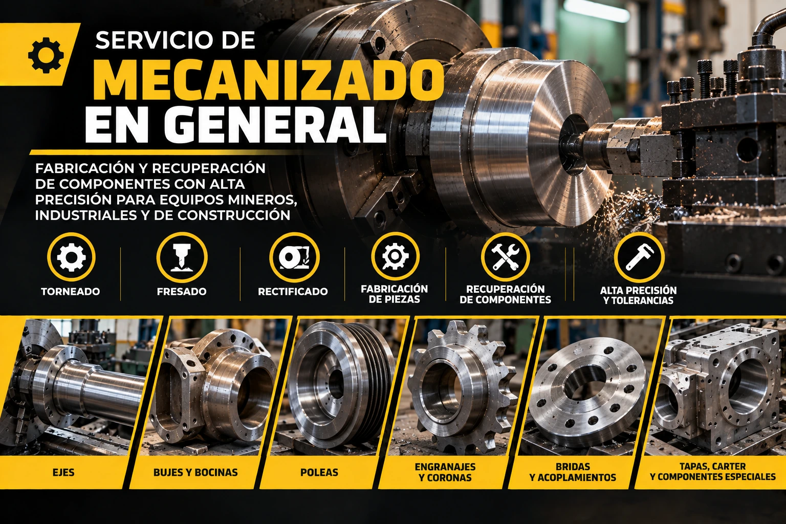 Servicio de Mecanizado en General: servicio de MAQUISA S.A.C. en Perú