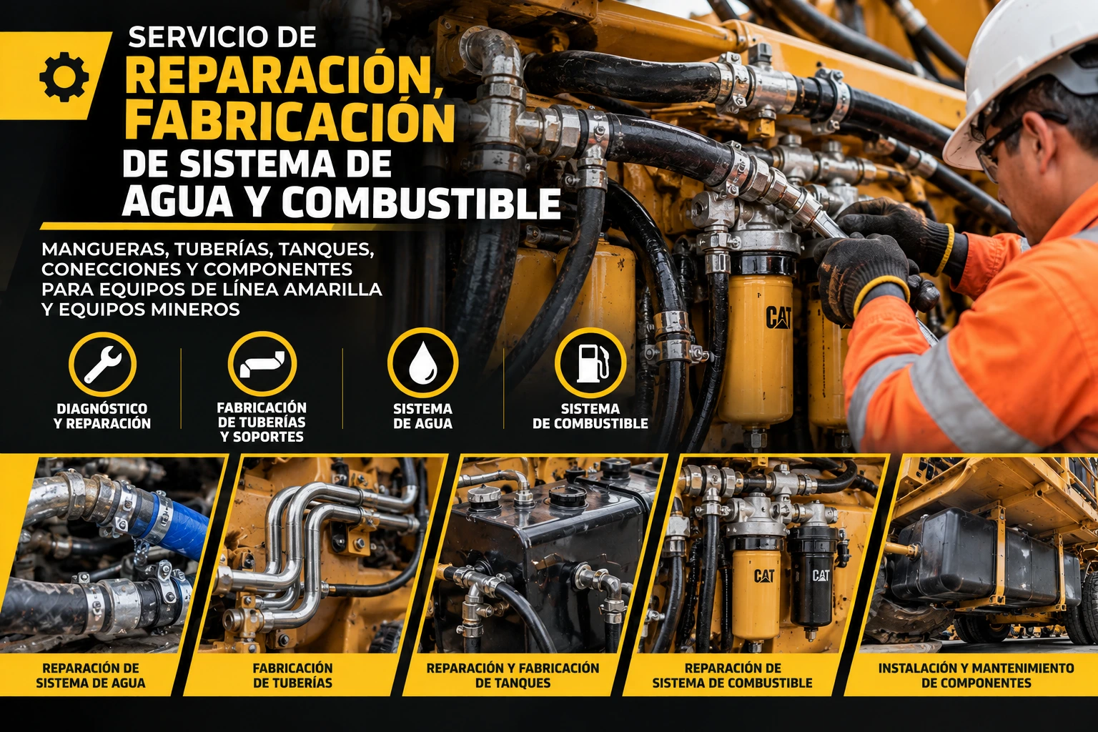 Reparación y Fabricación de cisternas de agua y combustible: servicio de MAQUISA S.A.C. en Perú